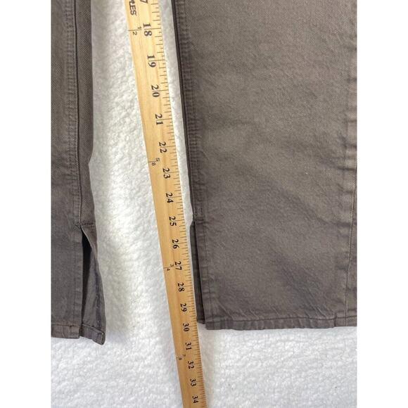 ZARA Straight Leg Jeans Women’s Size 6 Brown Dark Wash Denim Casual Pants - Picture 4 of 10